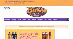 Desktop Screenshot of bingoshop.com